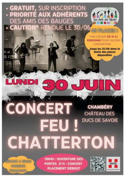 Estivales en Savoie : concert Feu ! Chatterton