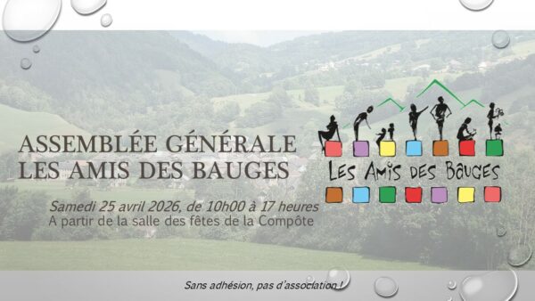 Retour sur l&rsquo;AG des Amis des Bauges