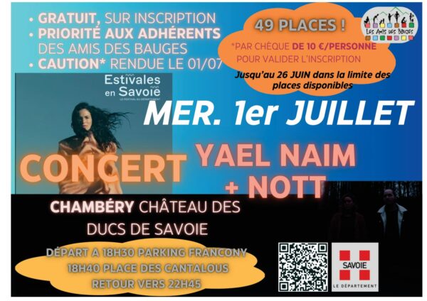 Invitation Estivales en Savoie